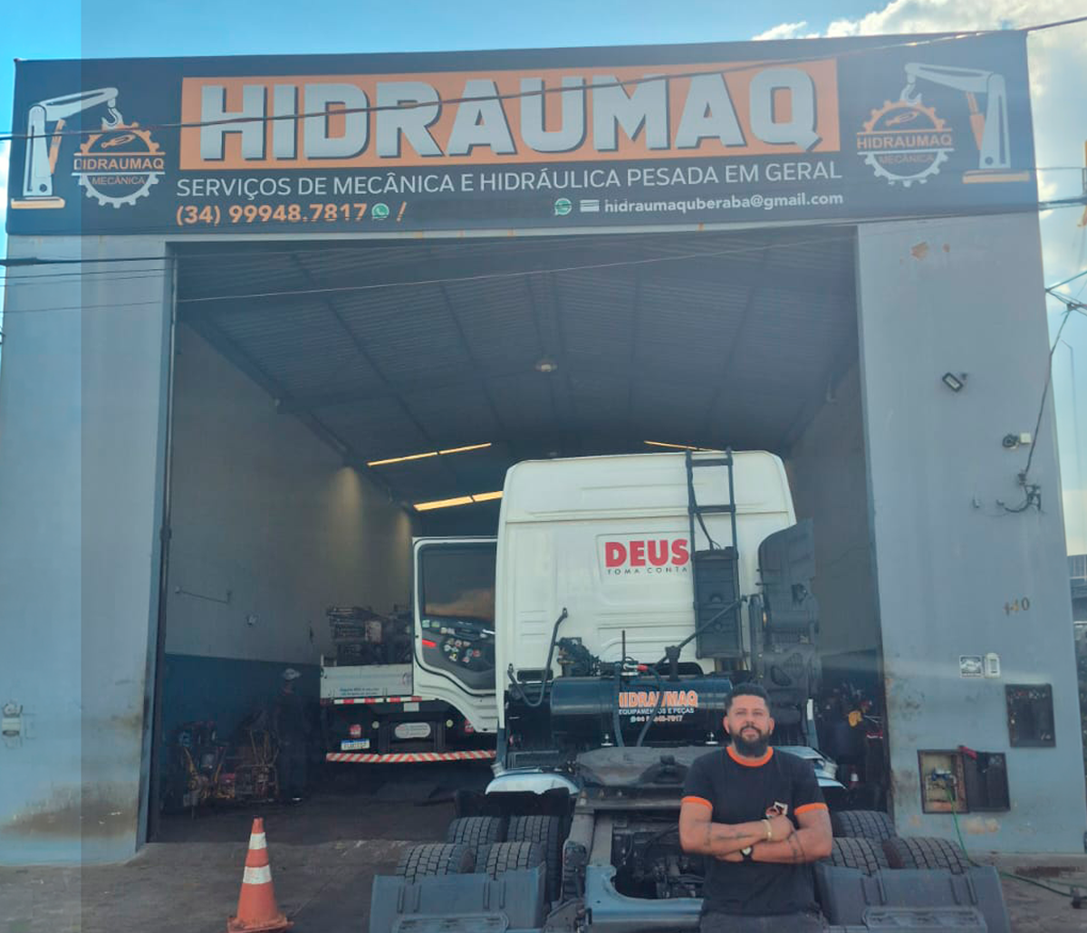 Estrutura e Oficina Hidraumaq em Uberaba
